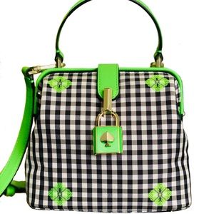 NWT Kate Spade Remedy Gingham Small Top-handle Crossbody Bag